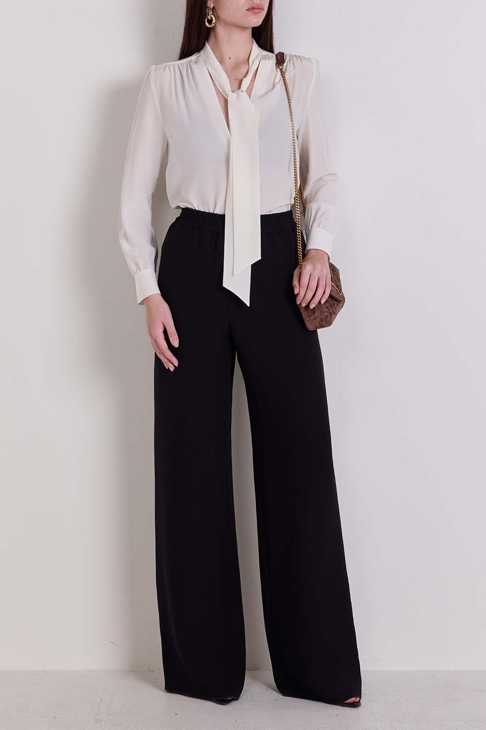 חולצת משי ארוכה